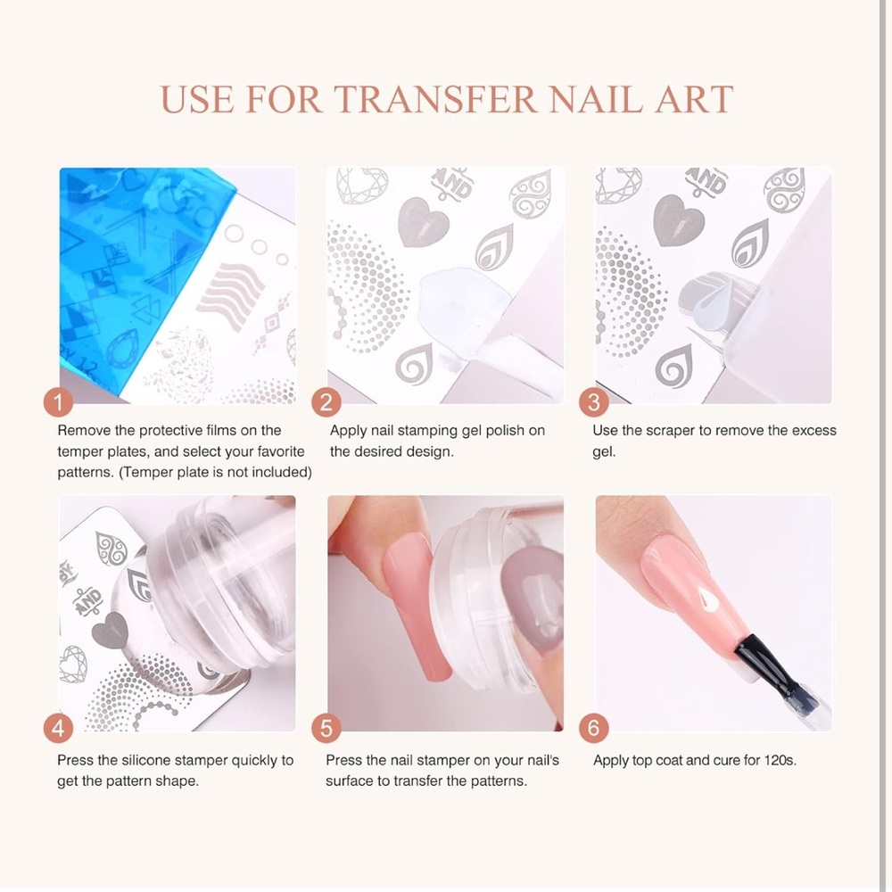 Saviland Nail Stamper Kit. Professional Nail System - Picture 8 of 9